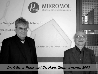 Dr. Günter Funk and Dr. Hans Zimmermann in 2003