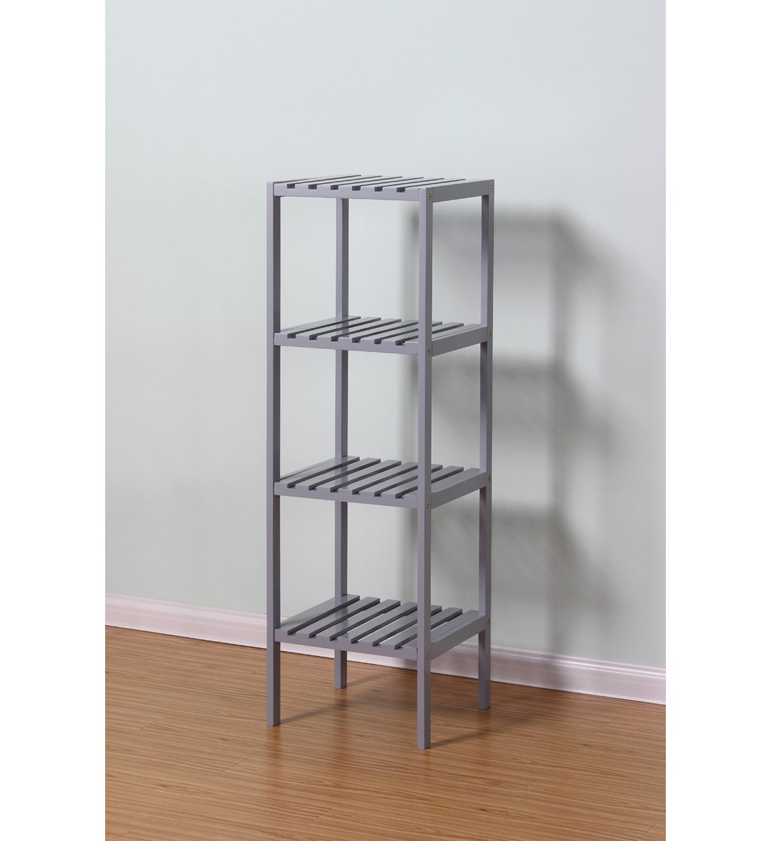 Edgeworth 4 Tier Shelving Unit Grey Grey Storage Unit