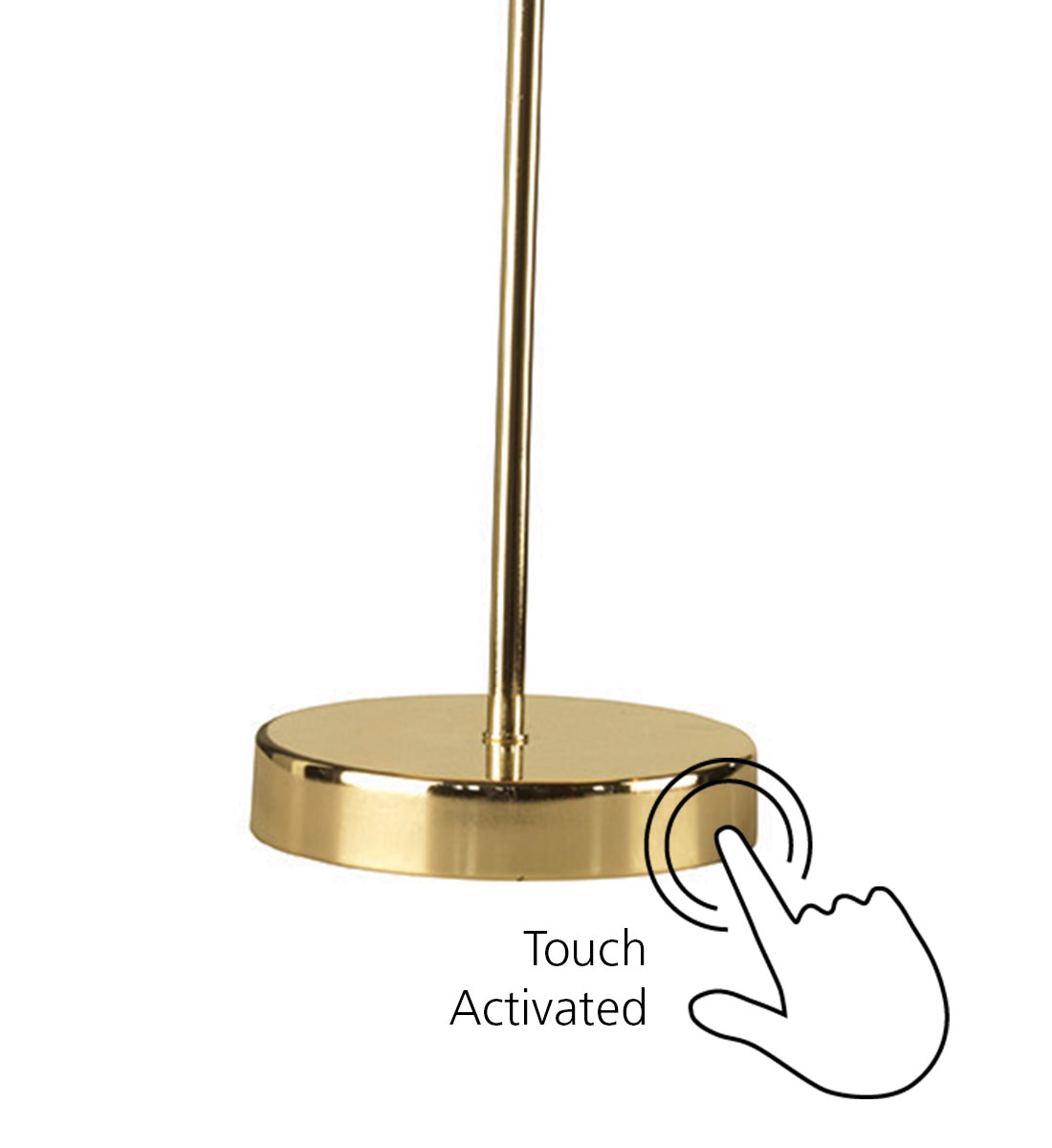Islington Touch Table Lamp Gold Metallic Stylish Table Lamp