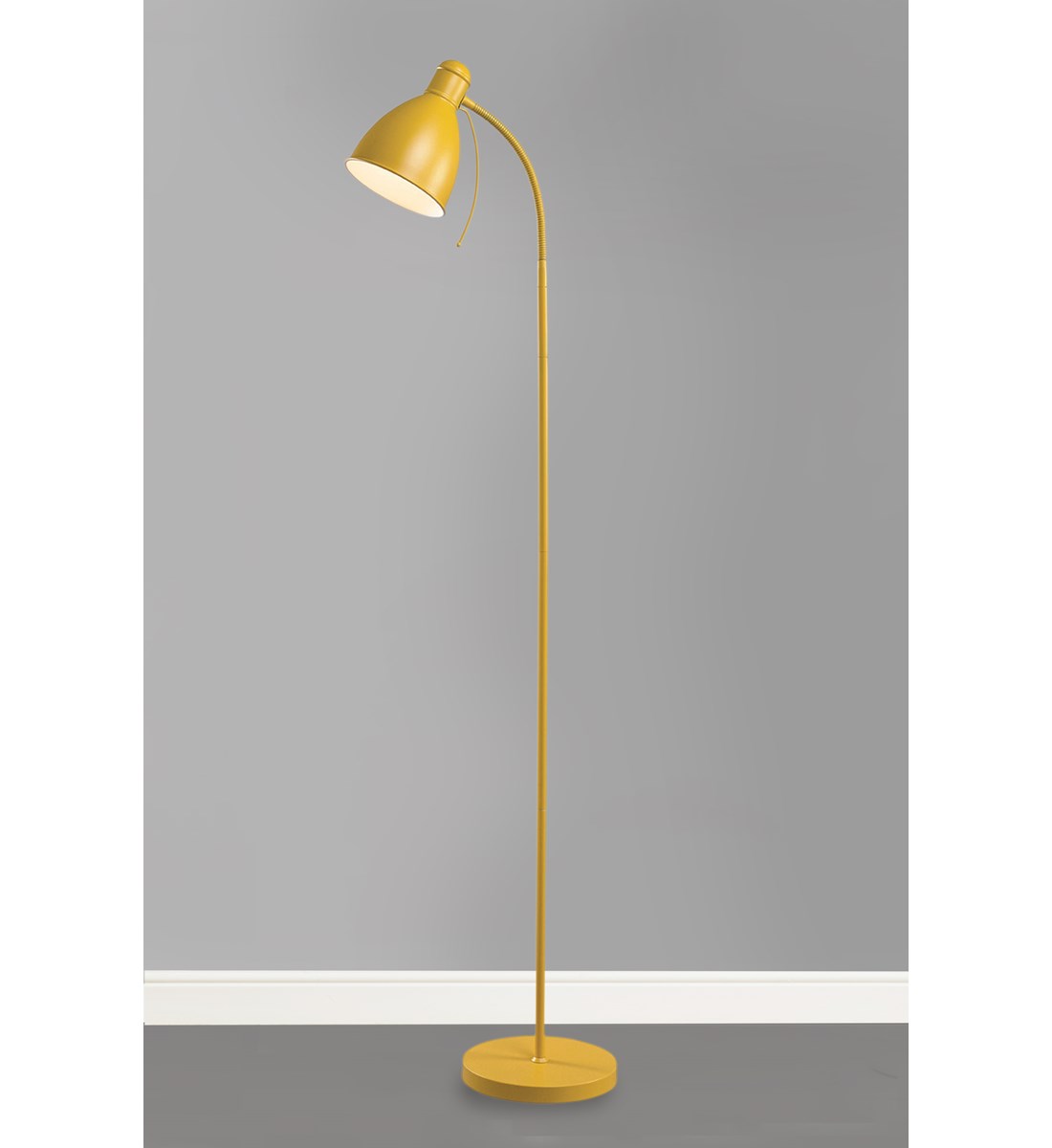Sven Floor Lamp Ochre Adjustable Task Floor Lamp