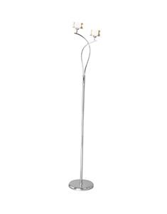 Ice 2 Light Floor Lamp Chrome Modern Multi Light Floor Lamp