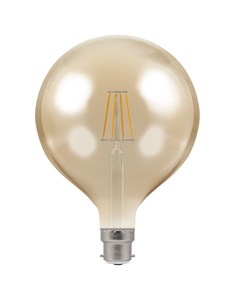 LED Large Globe Filament Bulb BC-B22d - Antique Bronze | Fashion Bulb