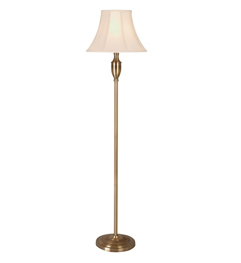 Vienna Candlestick Small Table Lamp Antique Brass Traditional Table Lamp