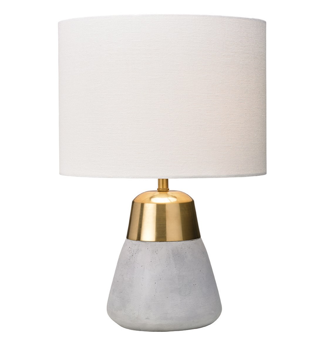 Jasper Gold & Ivory Table Lamp Concrete & Metallic Table Lamp