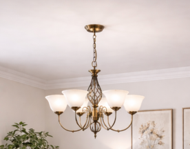 Traditional, modern, crystal and chrome chandeliers