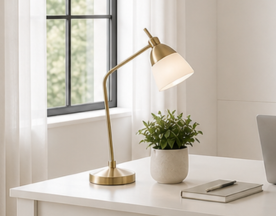 Office or Study lighting such as table lamps, task lamps, Tiffany lamps and floor lamps