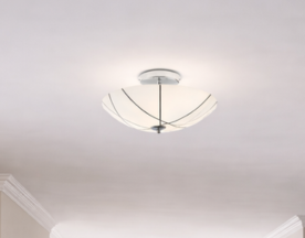 Contemporary or classic semi flush ceiling lights or fittings