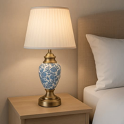 Modern and Traditional table lamps for living rooms and bedsides, warm mood lighting for the home.