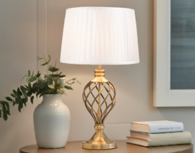 Modern and Traditional table lamps for living rooms and bedsides, warm mood lighting for the home.