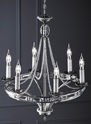 Traditional, modern, crystal and chrome chandeliers