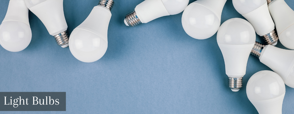 Low Energy Compact Fluorescent, Halogen and LED Light Bulbs