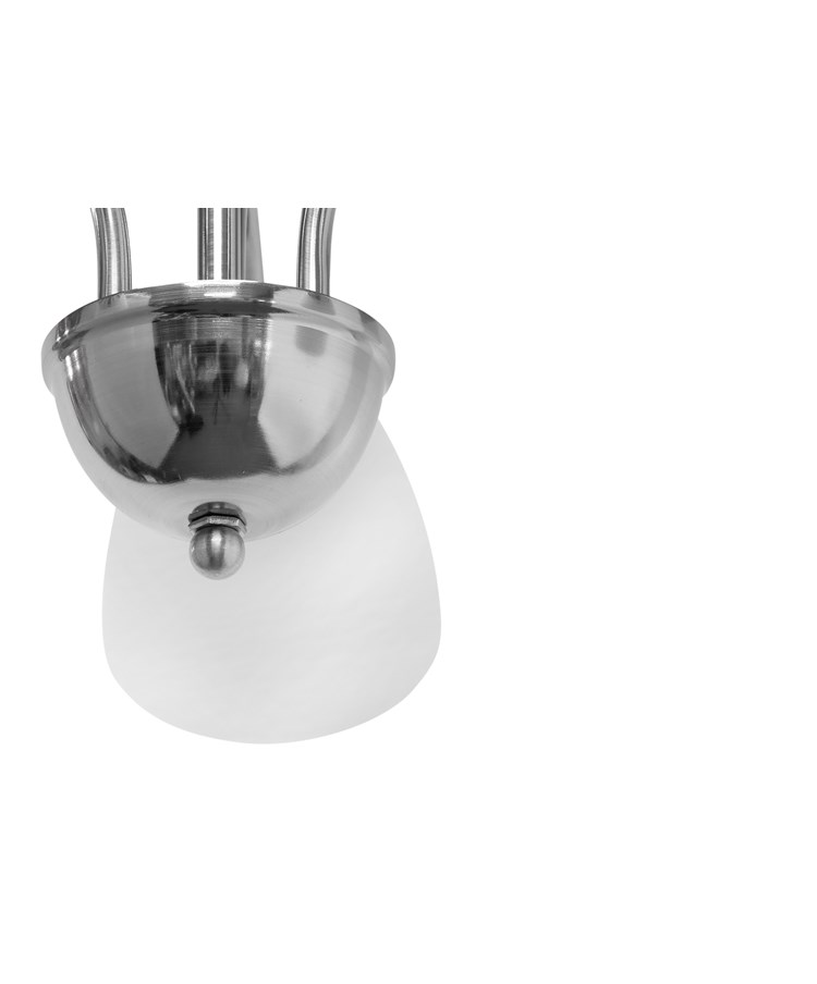 Caprice 3 Light Semi Flush Ceiling Light with Opal Glass Shades Caprice 3 Light Semi Flush Ceiling Light with Opal Glass Shades