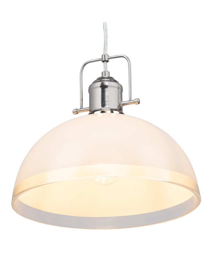 Dome Modern Suspension Ceiling Pendant Light - St Moritz Glass Dome Modern Suspension Ceiling Pendant Light - St Moritz Glass