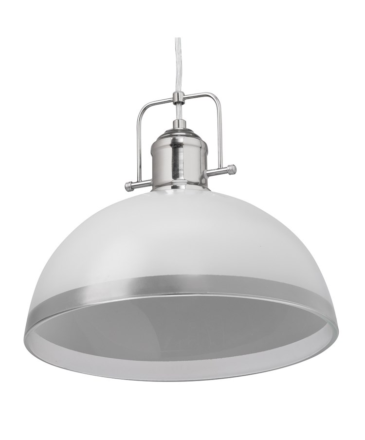 Dome Modern Suspension Ceiling Pendant Light - St Moritz Glass Dome Modern Suspension Ceiling Pendant Light - St Moritz Glass