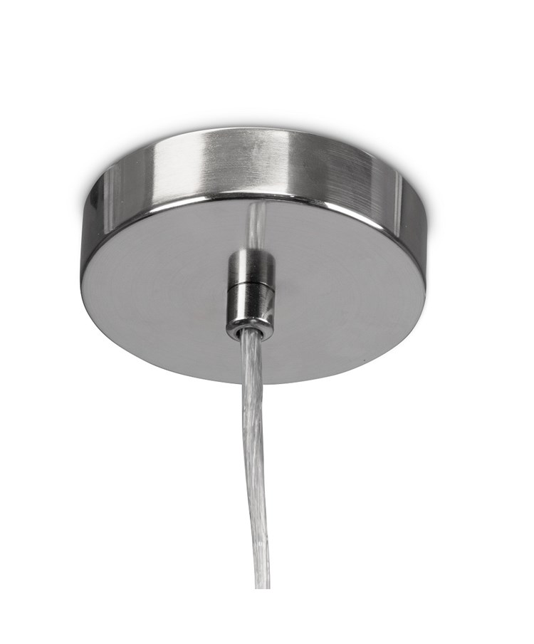 Dome Modern Suspension Ceiling Pendant Light - St Moritz Glass Dome Modern Suspension Ceiling Pendant Light - St Moritz Glass