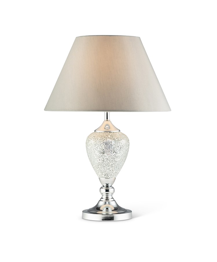 Isabella Large Mirror Shard Style Large Table Lamp with Matching Shade Isabella Large Mirror Shard Style Large Table Lamp with Matching Shade