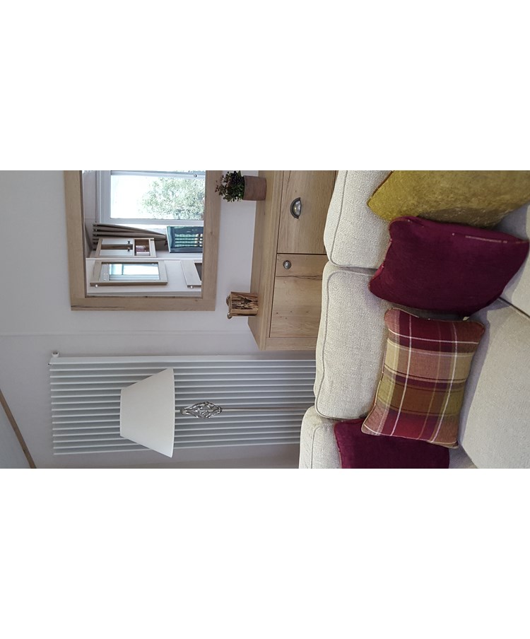 Kingswood Barley Twist Traditional Floor Lamp - Satin Silver with Cream Shade Kingswood Barley Twist Traditional Floor Lamp - Satin Silver with Cream Shade