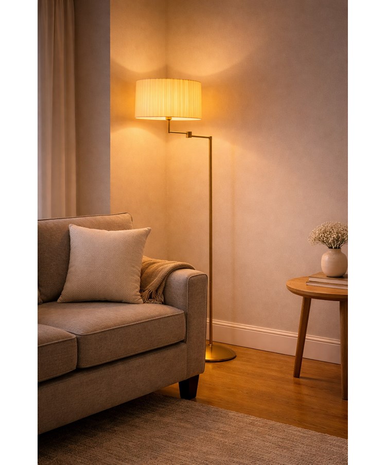 Swing Arm Floor Lamp Antique Brass Swing Arm Floor Lamp Antique Brass