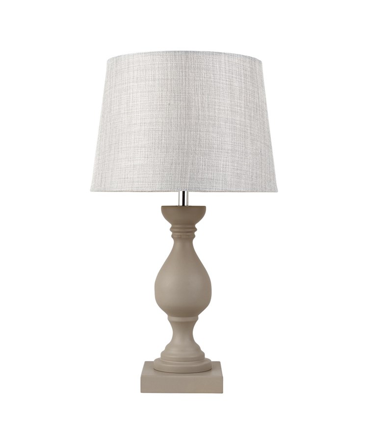 Bailey Grey Linen Table Lamp Shade - 25cm - Replacement Shade - Shade Only Bailey Grey Linen Table Lamp Shade - 25cm - Replacement Shade - Shade Only