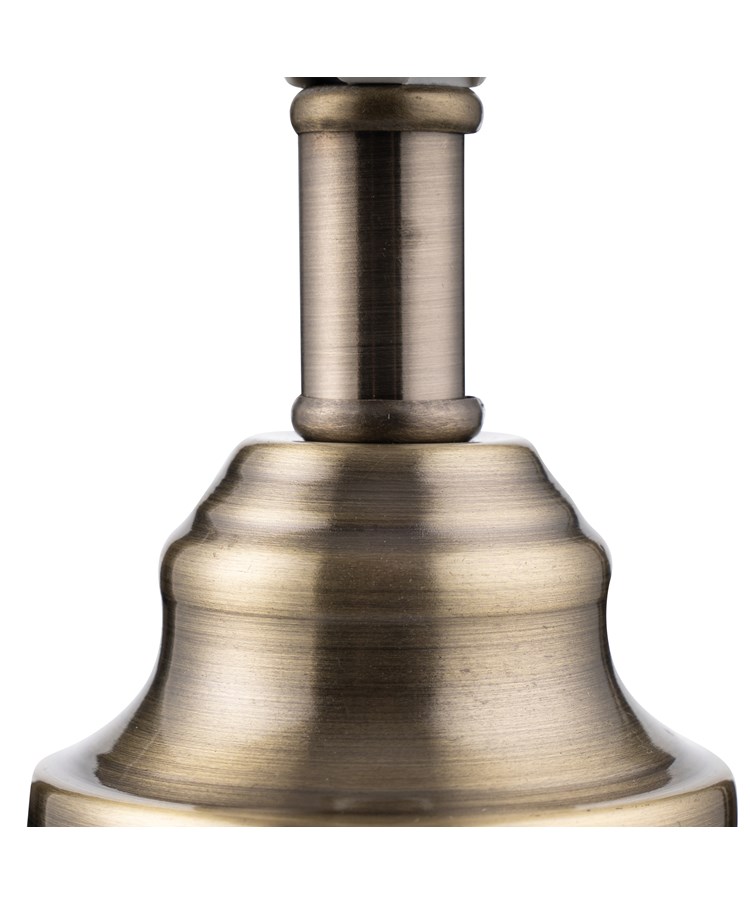 Malham Small Classic Table Lamp with Matching Shade - Cream & Antique Brass Malham Small Classic Table Lamp with Matching Shade - Cream & Antique Brass