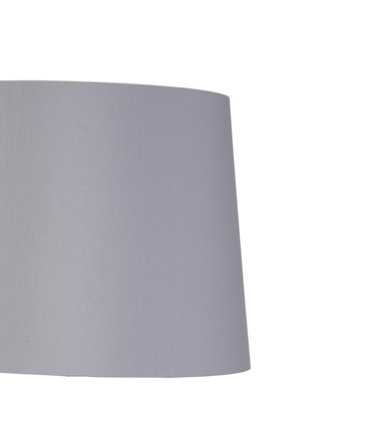 Bailey Grey Silver Lined Lamp Shade - 25cm - Replacement Shade - Shade Only Bailey Grey Silver Lined Lamp Shade - 25cm - Replacement Shade - Shade Only