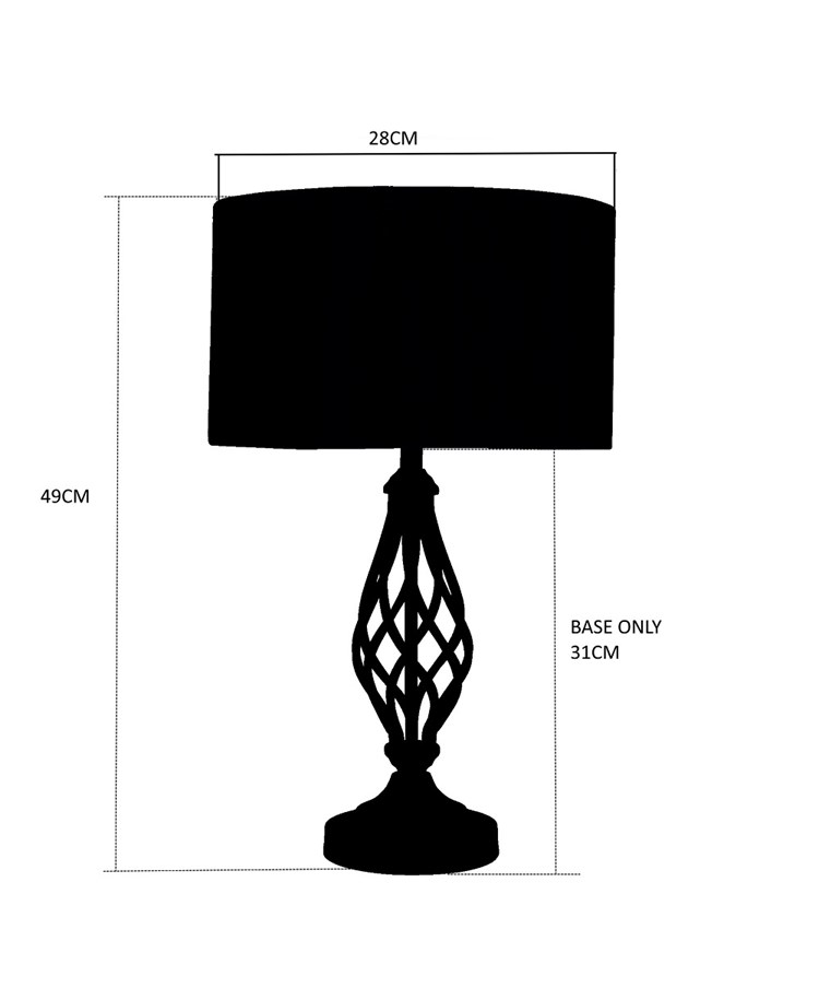 Queenswood Table Lamp Antique - Ivory String Shade Queenswood Table Lamp Antique - Ivory String Shade