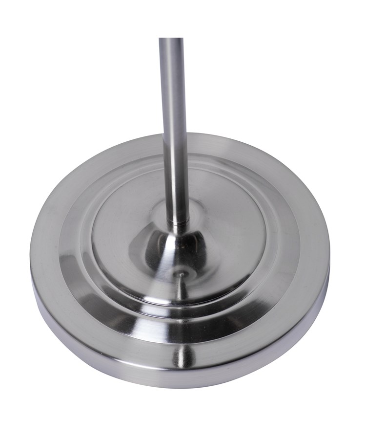 QUEENSWOOD FLOOR LAMP SILVER – GREY LINEN QUEENSWOOD FLOOR LAMP SILVER – GREY LINEN