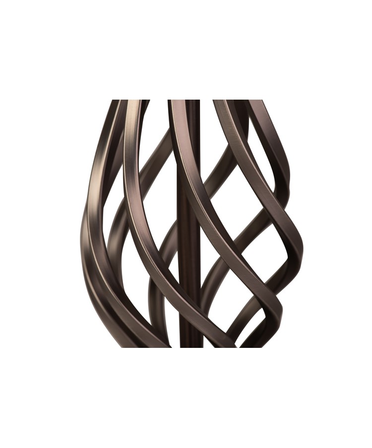 Queenswood Table Lamp Pewter - Ivory String Shade Queenswood Table Lamp Pewter - Ivory String Shade