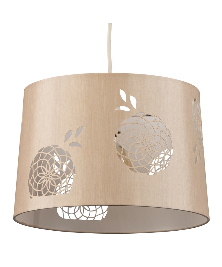 Lacy Bloom Stencil Champagne Gold Ceiling Light Lamp Shade - 30cm - Shade Only Lacy Bloom Stencil Champagne Gold Ceiling Light Lamp Shade - 30cm - Shade Only