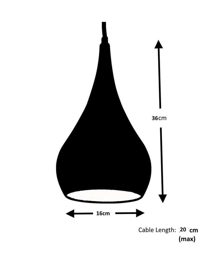 Modern Designer Teardrop Ceiling Pendant Light - Blue Modern Designer Teardrop Ceiling Pendant Light - Blue