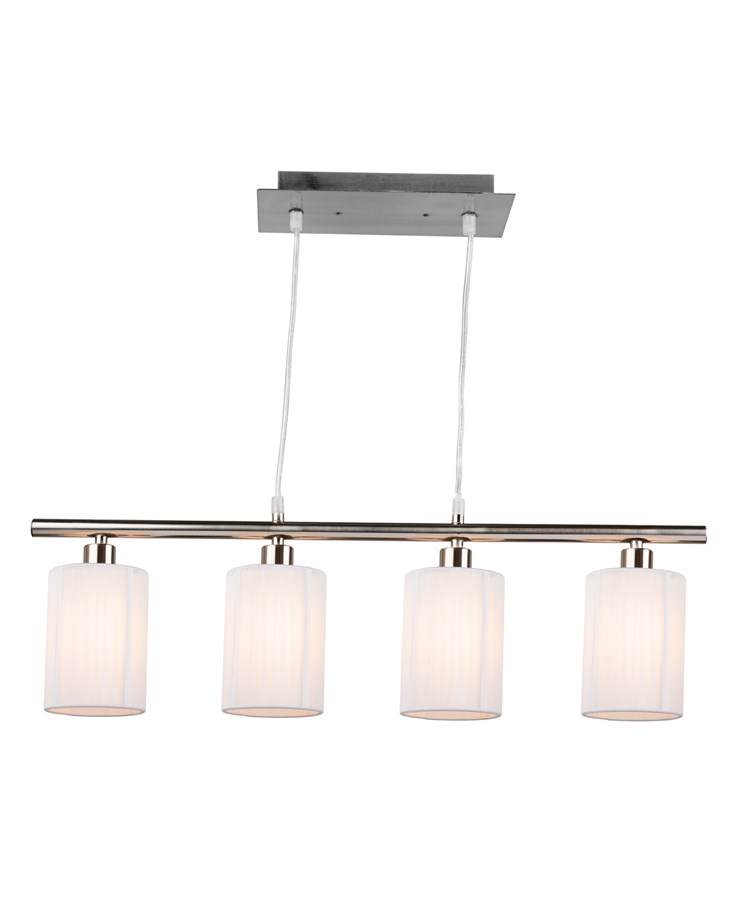 Korus 4 Bar Light with White Shade - Ceiling Light Korus 4 Bar Light with White Shade - Ceiling Light