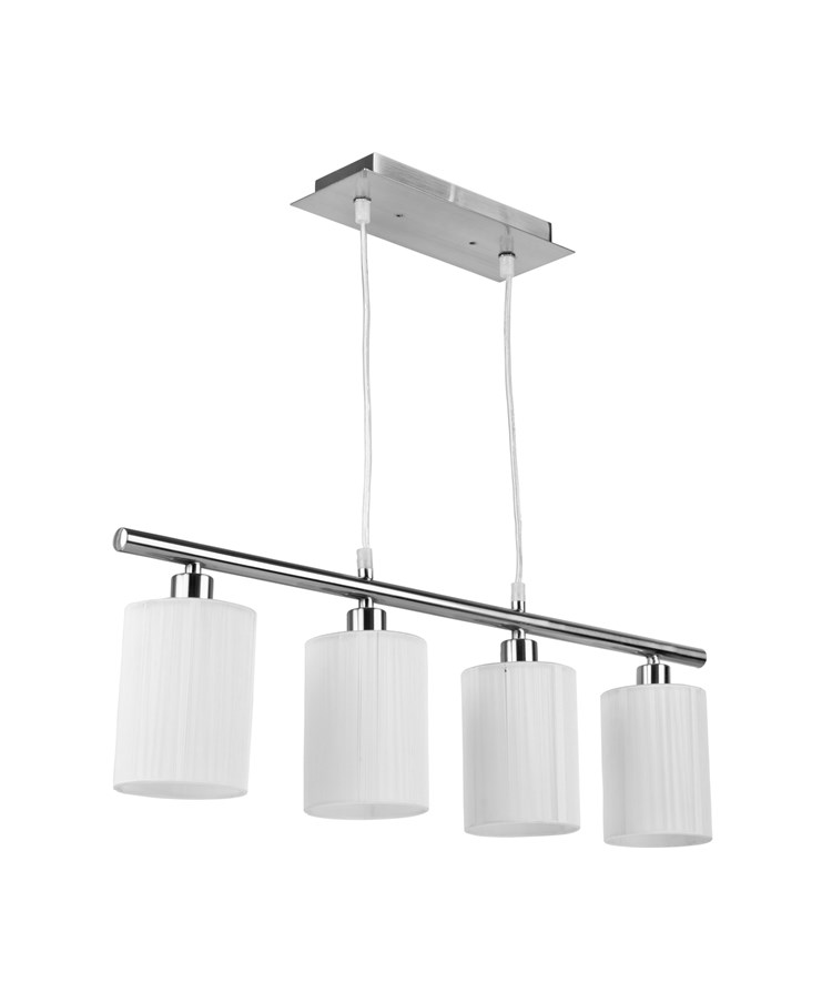 Korus 4 Bar Light with White Shade - Ceiling Light Korus 4 Bar Light with White Shade - Ceiling Light