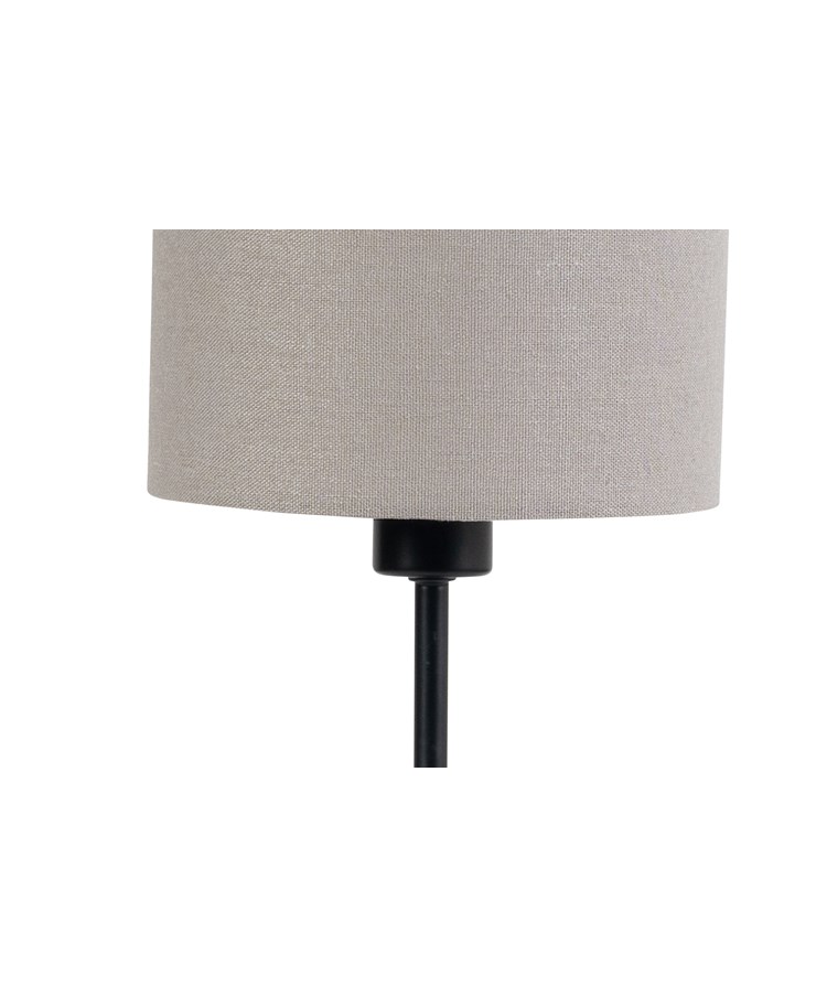 Stockholm Black Cup Stick Table Lamp with Cylinder Shade Stockholm Black Cup Stick Table Lamp with Cylinder Shade