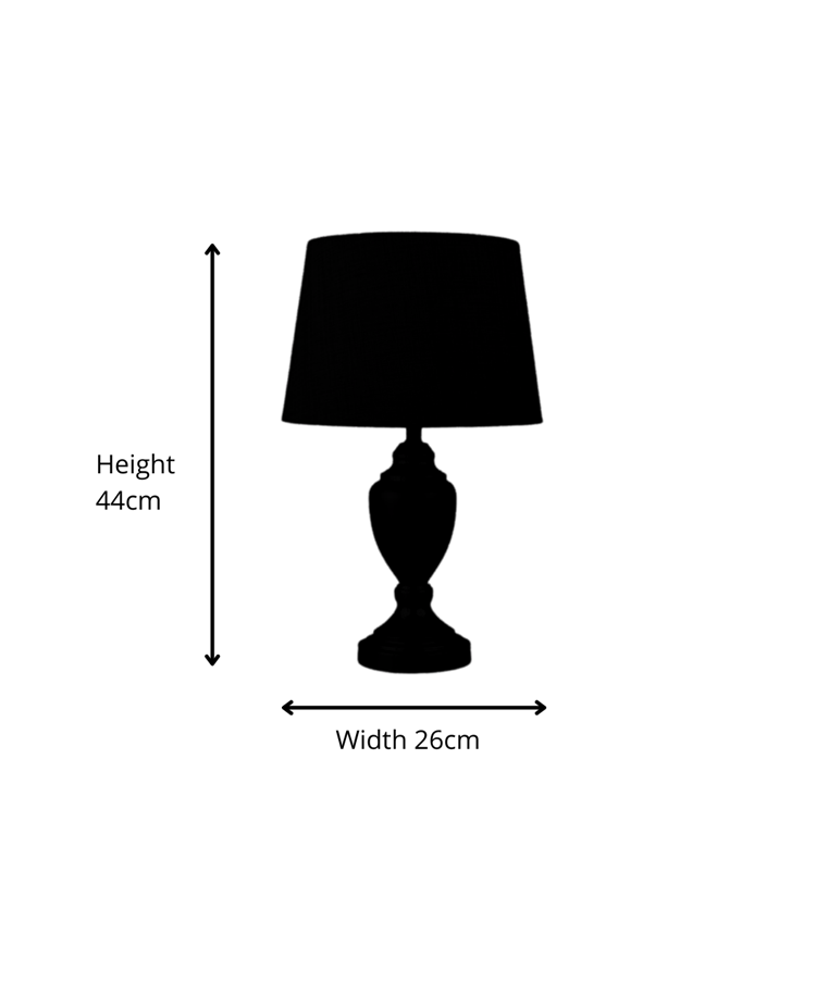 Malham Ceramic Table Lamp with Matching Shade - Champagne Gold & Satin Silver Malham Ceramic Table Lamp with Matching Shade - Champagne Gold & Satin Silver