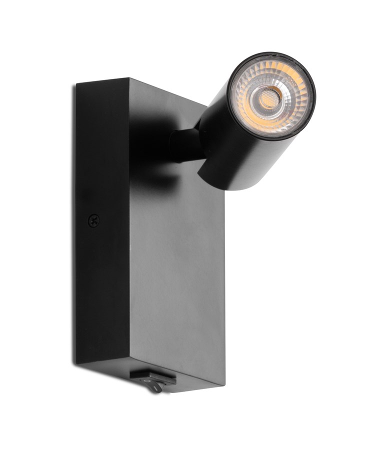 LIMA BLACK WALL LIGHT LED SWITCHED LIMA BLACK WALL LIGHT LED SWITCHED
