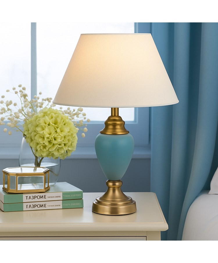 Bailey Blue/Antique Touch Table Lamp