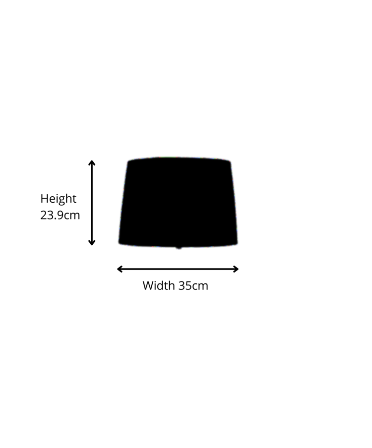 Hepburn Cream & Gold Lined Table Lamp Shade - 35cm - Shade Only Hepburn Cream & Gold Lined Table Lamp Shade - 35cm - Shade Only