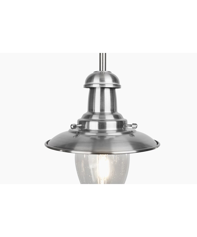 Fisherman Satin Silver Bar Pendant Ceiling Light Fisherman Satin Silver Bar Pendant Ceiling Light