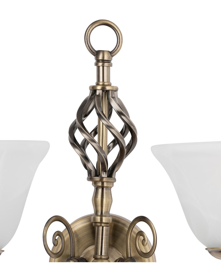 Brass Barley Barley Twist Ceiling Light Kingswood Barley Twist