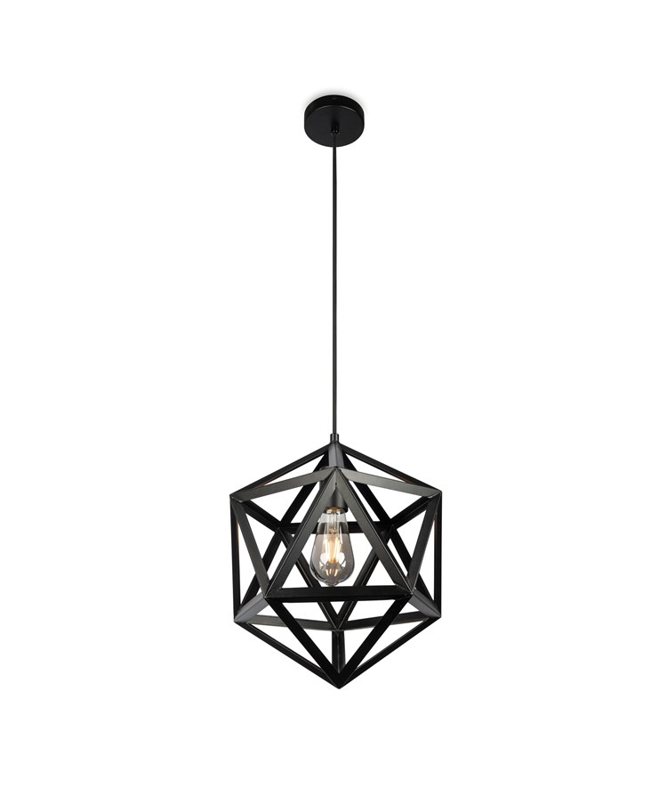 Dakono Modern Black Geometric Ceiling Pendant Light Dakono Modern Black Geometric Ceiling Pendant Light