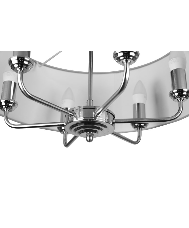 Korus 6 Ceiling Light with Grey Shade Korus 6 Ceiling Light with Grey Shade
