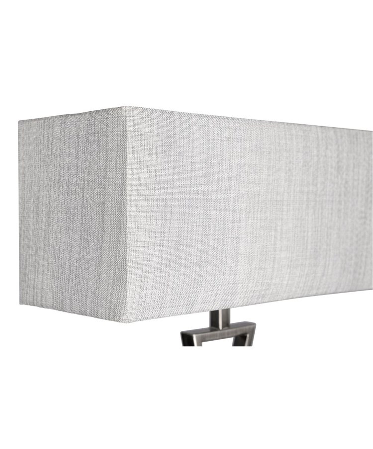 Loom Rectangle Lamp Shade 40CM Grey Linen Loom Rectangle Lamp Shade 40CM Grey Linen