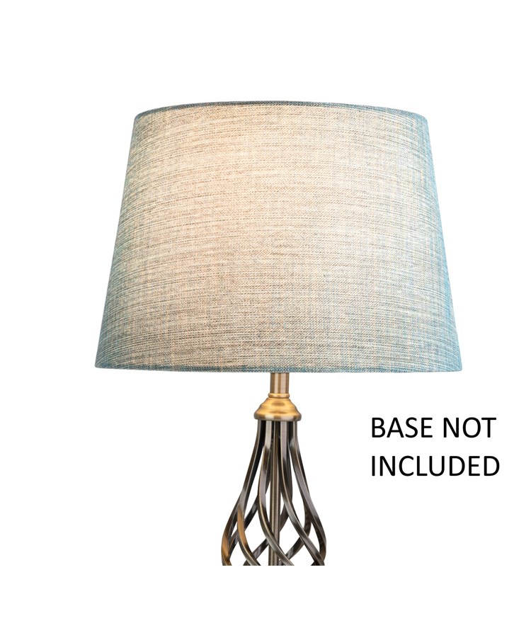 Queenswood Blue Gold Lined Shade
