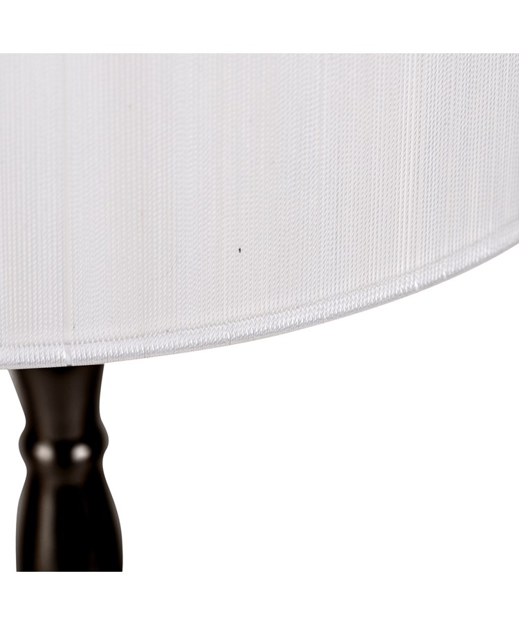 Messini Black Table Lamp - White String Shade Messini Black Table Lamp - White String Shade