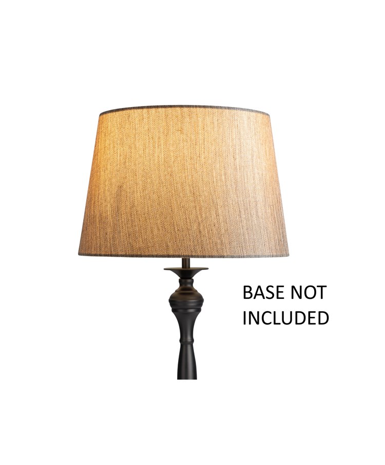 Queenswood Charcoal Gold Linen Shade Queenswood Charcoal Gold Linen Shade