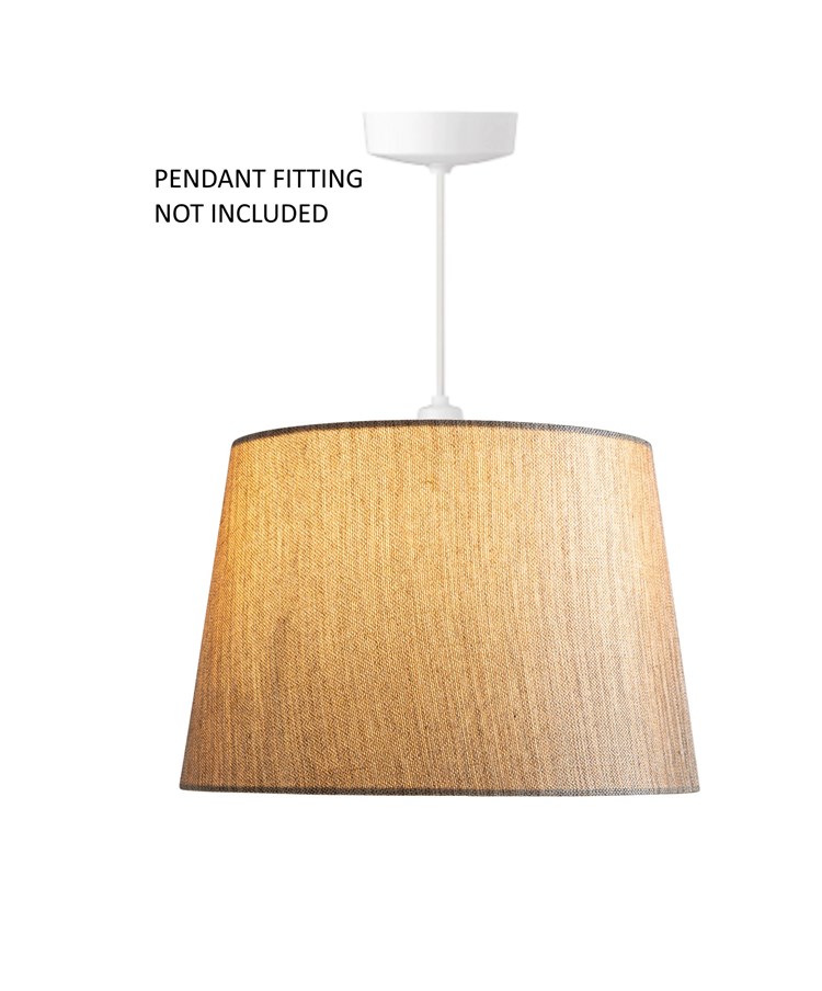 Queenswood Charcoal Gold Linen Shade Queenswood Charcoal Gold Linen Shade