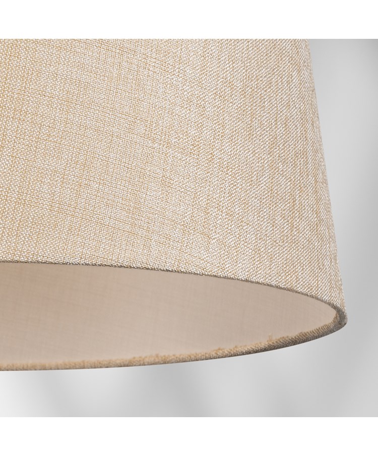 Tapered Beige Large Ceiling Light Lamp Shade - 40cm - Shade Only