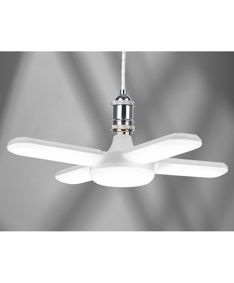 Deformable Garage Light with 4 Adjustable Panels 30W ES/E27 LED Panel Bulb Deformable Garage Light with 4 Adjustable Panels 30W ES/E27 LED Panel Bulb