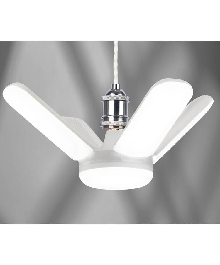 Deformable Garage Light with 4 Adjustable Panels 30W ES/E27 LED Panel Bulb Deformable Garage Light with 4 Adjustable Panels 30W ES/E27 LED Panel Bulb