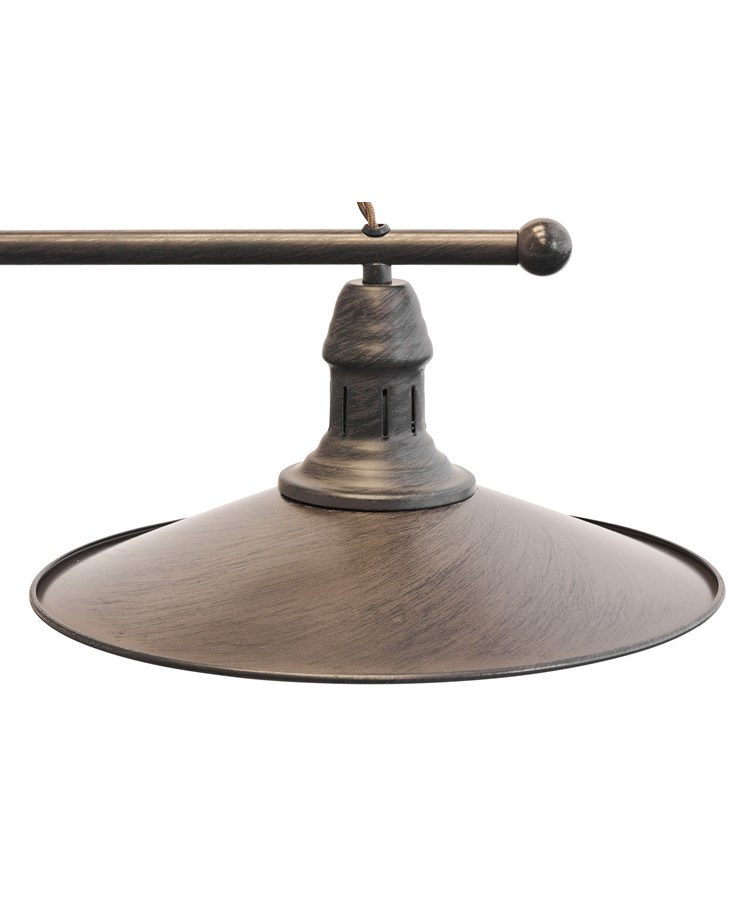 Stockborough Twisted Cable Twin Ceiling Pendant Light - Antique Brown Stockborough Twisted Cable Twin Ceiling Pendant Light - Antique Brown